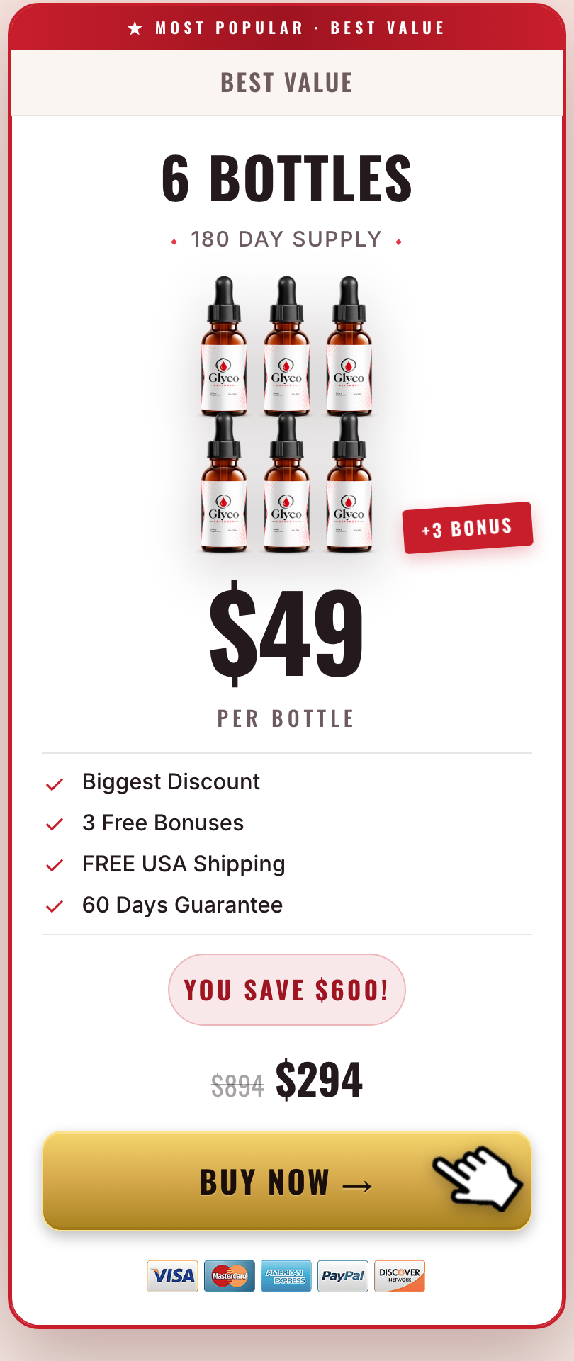 glycodefender 180 day supply